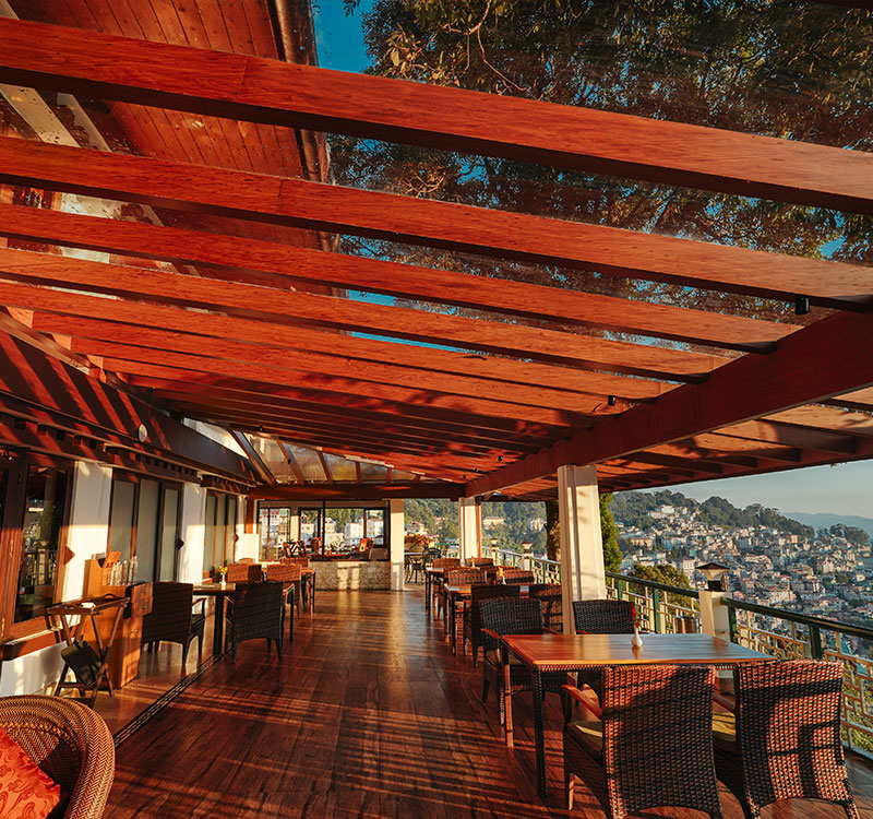 dine and wine, open deck