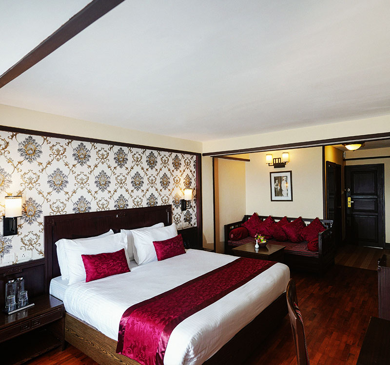 hotel room in Gangtok Sikkim, 5 star hotel in Gangtok Sikkim, heritage deluxe room